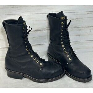 Carolina 1905 Linesman Boot Saefty Toe Vibram Union Made In USA Black Mens 11 2E